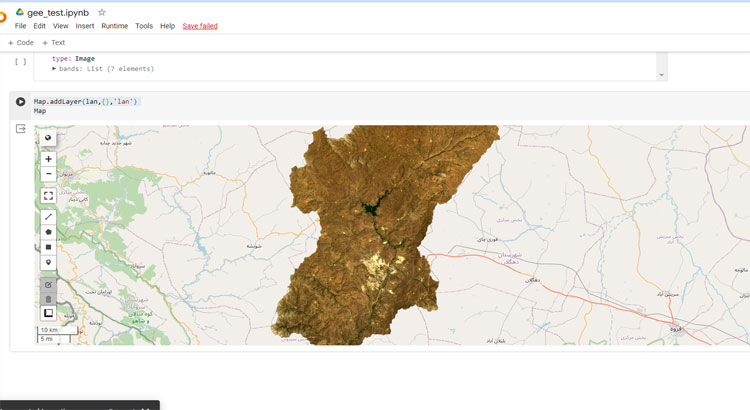 تصاویر ماهواره لندست در پایتون