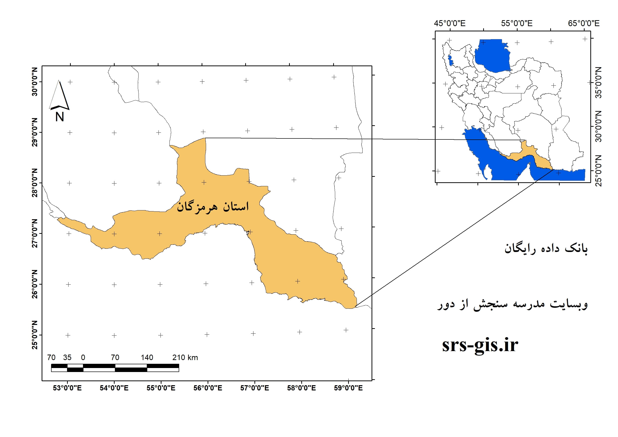 موقعیت استان هرمزگان