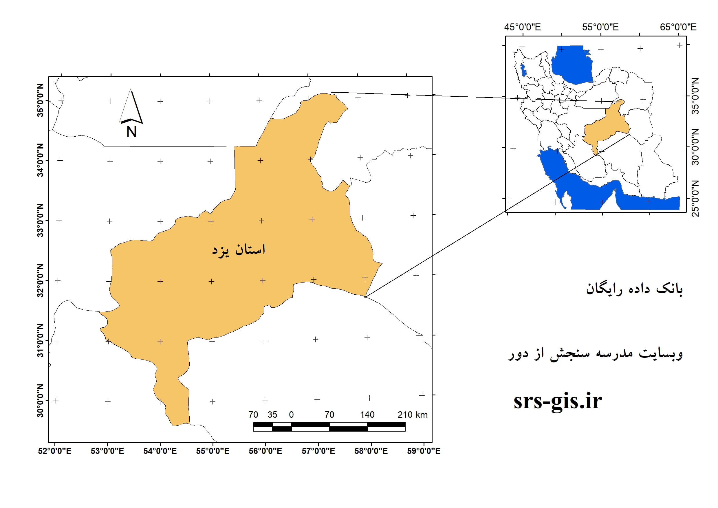 موقعیت استان یزد