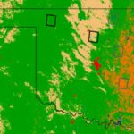 شاخص LSWI (Land Surface Water Index)