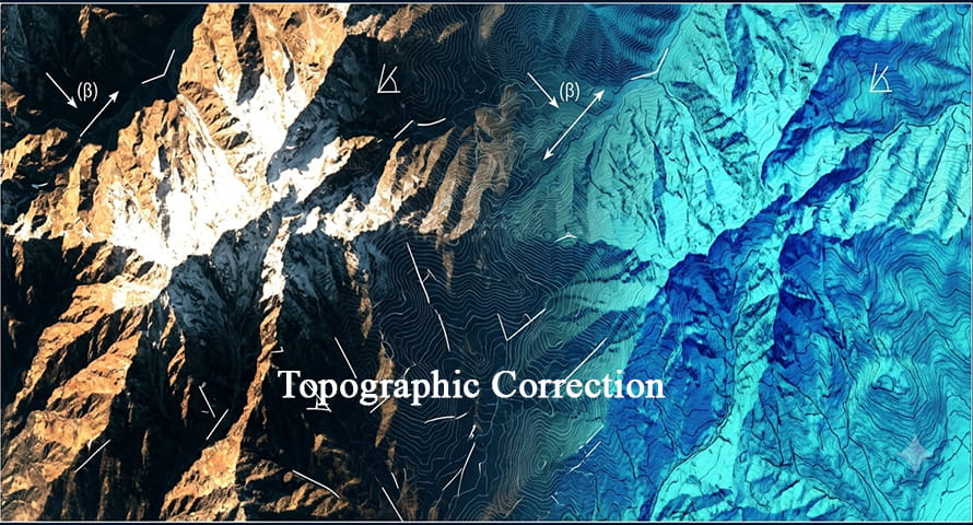 تصحیحات توپوگرافی - Topographic Correction